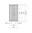 Poulie trapézoïdale SPC / C - 6 gorges - Ø315 mm - Moyeu amovible 3535 - Fonte
