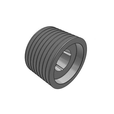 Poulie trapézoïdale SPC / C - 8 gorges - Ø315 mm - Moyeu amovible 4040 - Fonte