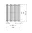 Poulie trapézoïdale SPC / C - 10 gorges - Ø315 mm - Moyeu amovible 4545 - Fonte