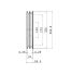 Poulie trapézoïdale SPC / C - 2 gorges - Ø335 mm - Moyeu amovible 3535 - Fonte