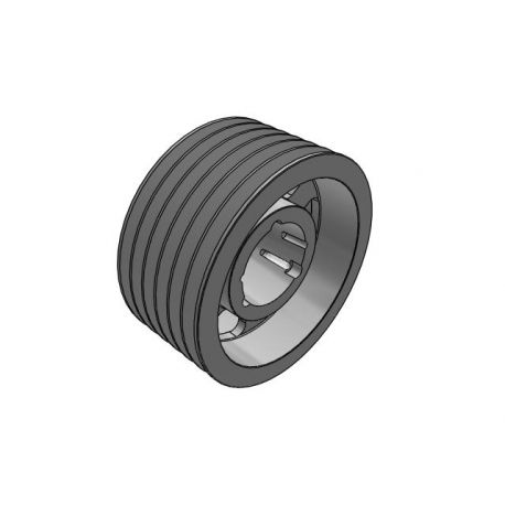 Poulie trapézoïdale SPC / C - 6 gorges - Ø335 mm - Moyeu amovible 3535 - Fonte