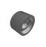 Poulie trapézoïdale SPC / C - 8 gorges - Ø335 mm - Moyeu amovible 4040 - Fonte