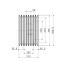 Poulie trapézoïdale SPC / C - 8 gorges - Ø335 mm - Moyeu amovible 4040 - Fonte