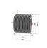 Poulie trapézoïdale SPC / C - 10 gorges - Ø335 mm - Moyeu amovible 4545 - Fonte