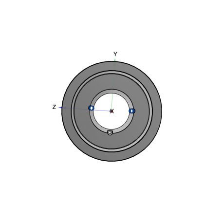 Poulie trapézoïdale SPC / C - 10 gorges - Ø335 mm - Moyeu amovible 4545 - Fonte