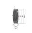 Poulie trapézoïdale SPC / C - 3 gorges - Ø355 mm - Moyeu amovible 3535 - Fonte