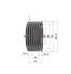 Poulie trapézoïdale SPC / C - 6 gorges - Ø355 mm - Moyeu amovible 3535 - Fonte