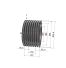 Poulie trapézoïdale SPC / C - 8 gorges - Ø355 mm - Moyeu amovible 4040 - Fonte