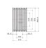 Poulie trapézoïdale SPC / C - 8 gorges - Ø355 mm - Moyeu amovible 4040 - Fonte