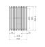 Poulie trapézoïdale SPC / C - 10 gorges - Ø355 mm - Moyeu amovible 4545 - Fonte