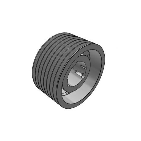 Poulie trapézoïdale SPC / C - 8 gorges - Ø400 mm - Moyeu amovible 4545 - Fonte