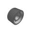 Poulie trapézoïdale SPC / C - 8 gorges - Ø400 mm - Moyeu amovible 4545 - Fonte