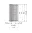 Poulie trapézoïdale SPC / C - 8 gorges - Ø400 mm - Moyeu amovible 4545 - Fonte