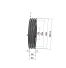 Poulie trapézoïdale SPC / C - 3 gorges - Ø450 mm - Moyeu amovible 3535 - Fonte