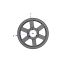 Poulie trapézoïdale SPC / C - 3 gorges - Ø450 mm - Moyeu amovible 3535 - Fonte