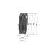 Poulie trapézoïdale SPC / C - 5 gorges - Ø450 mm - Moyeu amovible 4040 - Fonte