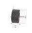 Poulie trapézoïdale SPC / C - 8 gorges - Ø450 mm - Moyeu amovible 5050 - Fonte