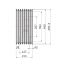 Poulie trapézoïdale SPC / C - 8 gorges - Ø450 mm - Moyeu amovible 5050 - Fonte