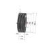Poulie trapézoïdale SPC / C - 6 gorges - Ø500 mm - Moyeu amovible 4545 - Fonte