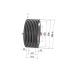 Poulie trapézoïdale SPC / C - 8 gorges - Ø500 mm - Moyeu amovible 5050 - Fonte