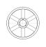 Poulie trapézoïdale SPC / C - 3 gorges - Ø560 mm - Moyeu amovible 3535 - Fonte