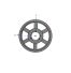Poulie trapézoïdale SPC / C - 5 gorges - Ø560 mm - Moyeu amovible 4545 - Fonte