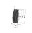 Poulie trapézoïdale SPC / C - 6 gorges - Ø560 mm - Moyeu amovible 5050 - Fonte