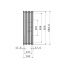 Poulie trapézoïdale SPC / C - 6 gorges - Ø560 mm - Moyeu amovible 5050 - Fonte