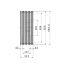 Poulie trapézoïdale SPC / C - 8 gorges - Ø560 mm - Moyeu amovible 5050 - Fonte