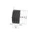 Poulie trapézoïdale SPC / C - 10 gorges - Ø560 mm - Moyeu amovible 5050 - Fonte
