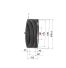 Poulie trapézoïdale SPC / C - 8 gorges - Ø630 mm - Moyeu amovible 5050 - Fonte