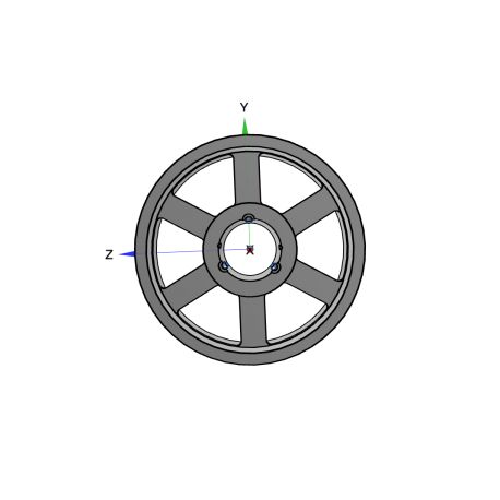 Poulie trapézoïdale SPC / C - 8 gorges - Ø630 mm - Moyeu amovible 5050 - Fonte