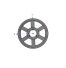 Poulie trapézoïdale SPC / C - 8 gorges - Ø630 mm - Moyeu amovible 5050 - Fonte