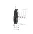 Poulie trapézoïdale SPC / C - 4 gorges - Ø710 mm - Moyeu amovible 5050 - Fonte