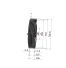Poulie trapézoïdale SPC / C - 5 gorges - Ø710 mm - Moyeu amovible 5050 - Fonte