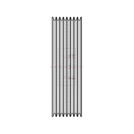 Poulie trapézoïdale SPC / C - 8 gorges - Ø710 mm - Moyeu amovible 5050 - Fonte