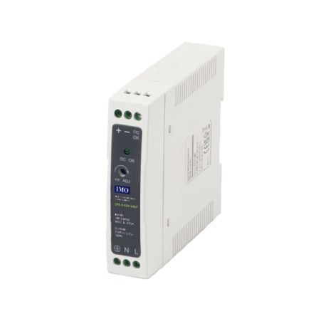 Alimentation à découpage 10W, 24VDC, 0.42A, autoprotégée, Montage rail DIN - LPS101024DC IMO