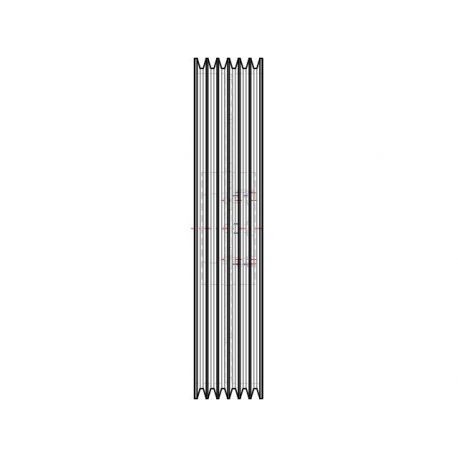 Poulie trapézoïdale SPC / C - 6 gorges - Ø800 mm - Moyeu amovible 5050 - Fonte