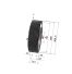 Poulie trapézoïdale SPC / C - 8 gorges - Ø800 mm - Moyeu amovible 5050 - Fonte