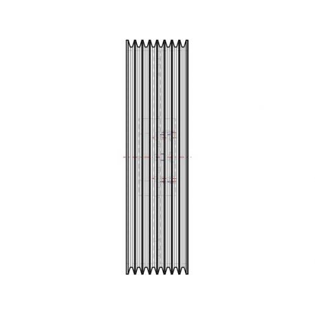 Poulie trapézoïdale SPC / C - 8 gorges - Ø800 mm - Moyeu amovible 5050 - Fonte