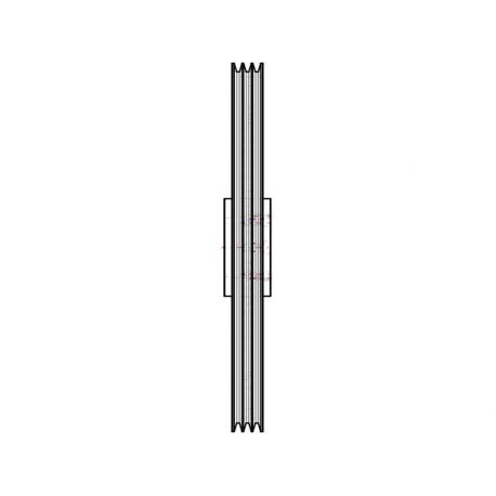 Poulie trapézoïdale SPC / C - 3 gorges - Ø1000 mm - Moyeu amovible 5050 - Fonte