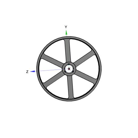Poulie trapézoïdale SPC / C - 3 gorges - Ø1250 mm - Moyeu amovible 5050 - Fonte