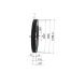 Poulie trapézoïdale SPC / C - 4 gorges - Ø1250 mm - Moyeu amovible 5050 - Fonte