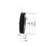 Poulie trapézoïdale SPC / C - 8 gorges - Ø1250 mm - Moyeu amovible 5050 - Fonte