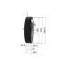 Poulie trapézoïdale SPC / C - 10 gorges - Ø1250 mm - Moyeu amovible 5050 - Fonte