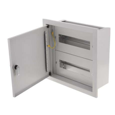 Armoire électrique encastrable 24 modules - 300x320x140mm - étanche IP40, IK10 - avec rail DIN