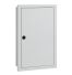 Armoire électrique encastrable 100 modules - 800x500x140mm - étanche IP40, IK10 - avec rail DIN