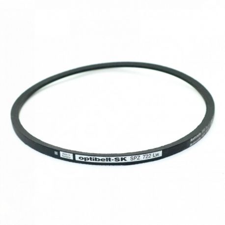 Courroie trapézoïdale étroite lisse SPZ 722 - Optibelt SK - 10x8mm