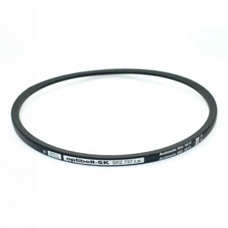 Courroie trapézoïdale étroite lisse SPZ 737 - Optibelt SK - 10x8mm