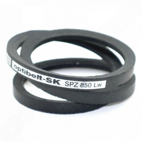 Courroie trapézoïdale lisse SPZ 850 - Optibelt SK - 10x8mm